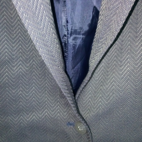 Anne Klein 16 Dark Gray Blue Blazer Plus - Picture 5 of 5